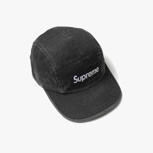  SUPREME "Black Denim Cap"