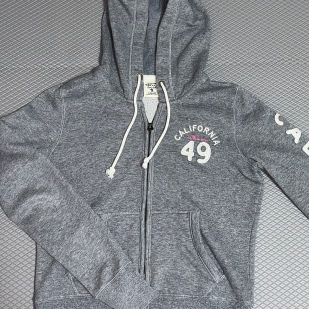 후아유 후드집업 그레이 S