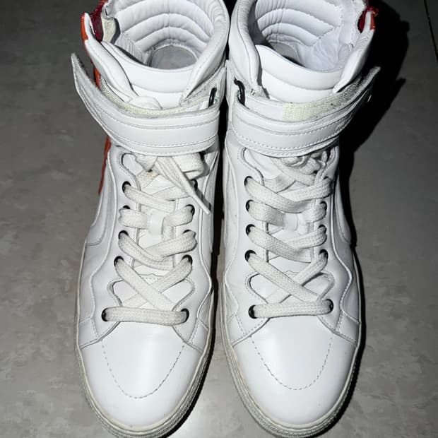 피에르하디 하이탑 스니커즈 화이트 270