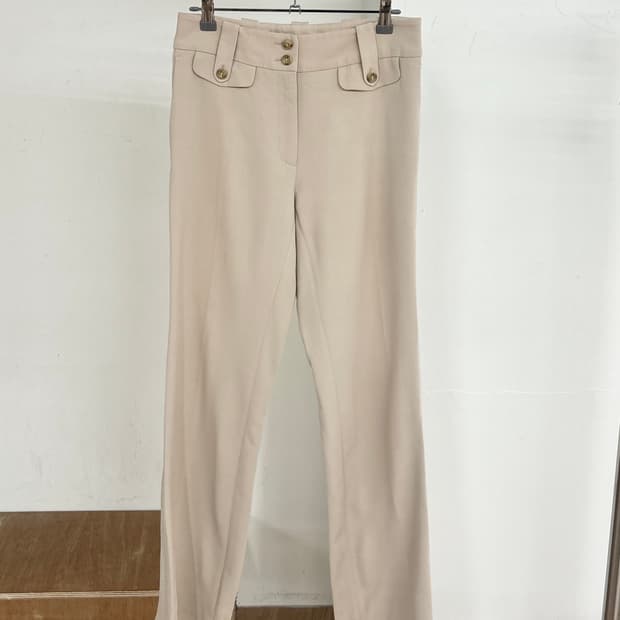 막스마라 베이지 슬랙스