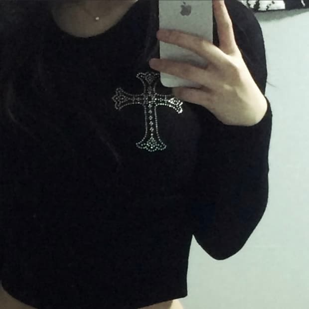 핫픽스 포인트 빈티지 슬리브 