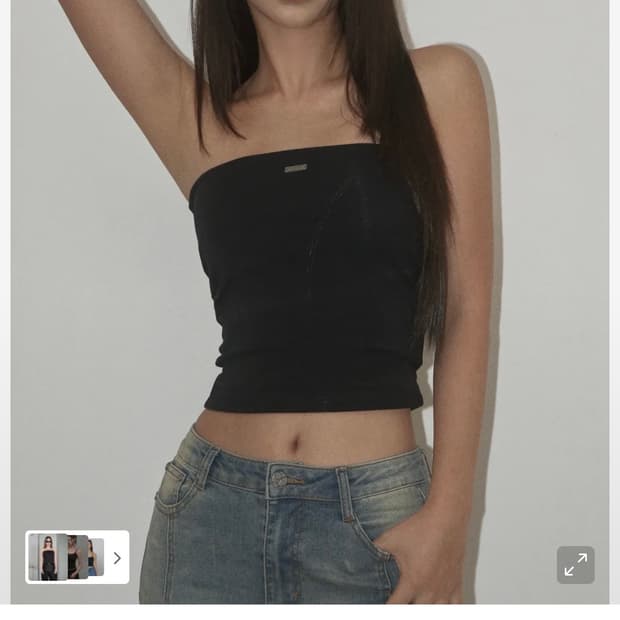 카키포인트 탱크탑 블랙 