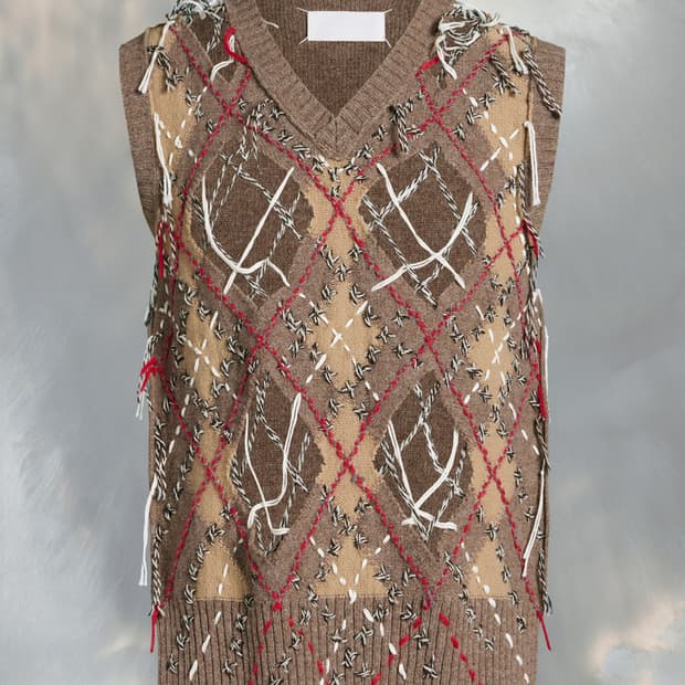 메종 마르지엘라 컷아웃 탱크 베스트 