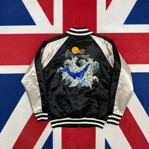 빈티지 누빔 스카잔 M