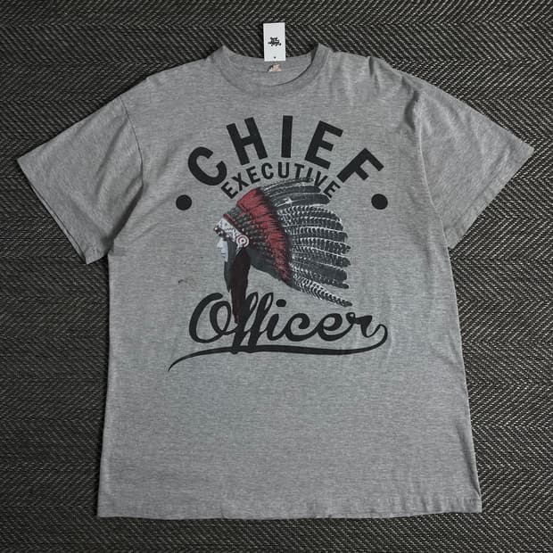 빈티지 인디언 프린팅 박시핏 티셔츠o 3410