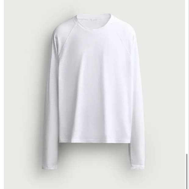 Zara 자라 린넨 컬러블럭 롱슬리브