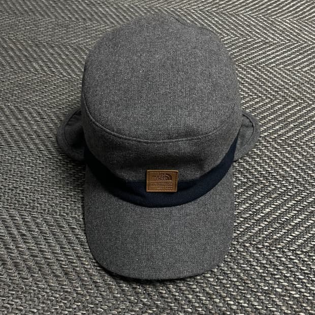 노스페이스 울 혼방 모직 이어플랩 볼캡o 5322