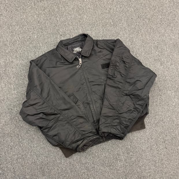 SCHOTT 빈티지 MA-1 블랙 항공점퍼