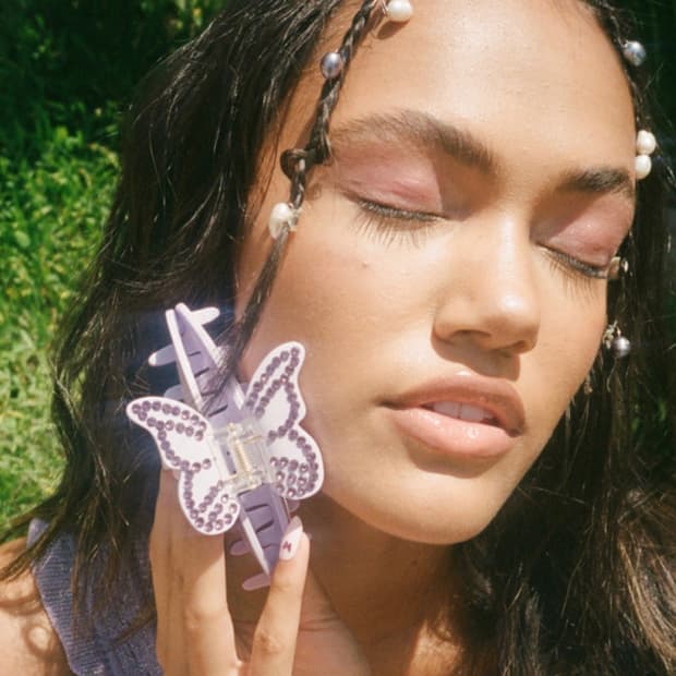 Emi jay MARIPOSA CLIP IN LILAC 헤어 클립