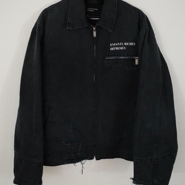 앙팡리쉬데프리메 디스트레스드 자켓 M