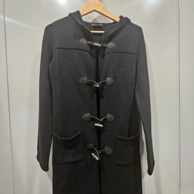 Theory 울&캐시미어 후드 더플코트