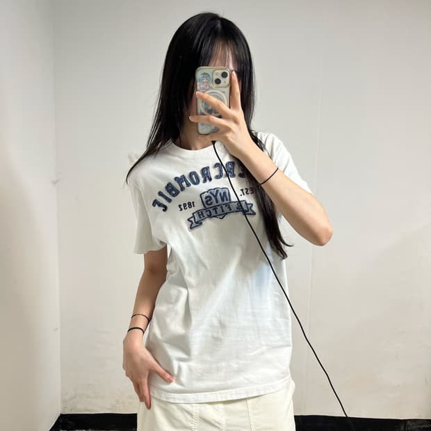 Abercrombie White T-Shirt