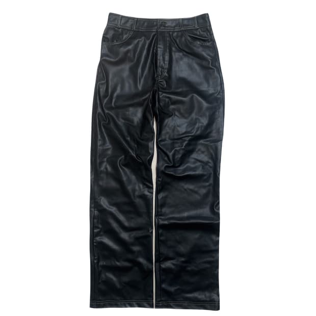 자라 레더 바지