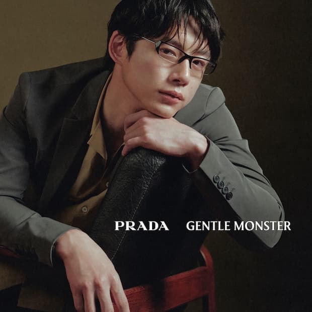 Prada Gentle Monster 2 M01 (블랙 메탈 / 클리어