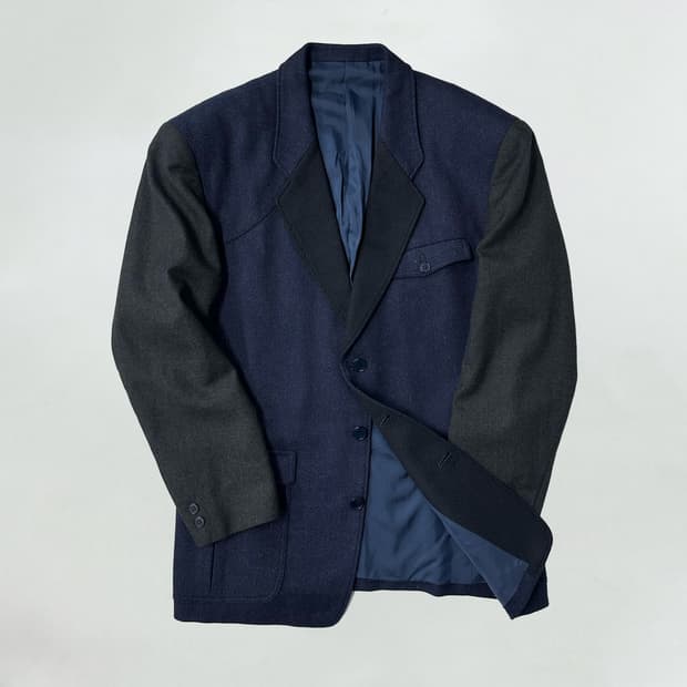 겐조 콤비 울 자켓