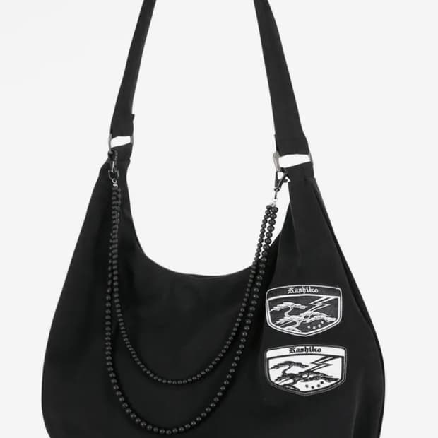 카시코 볼 체인 백 블랙