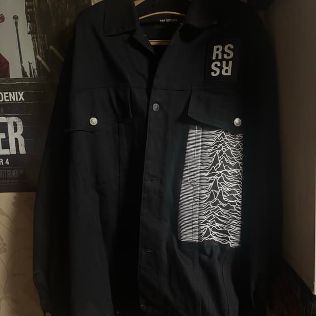 라프시몬스 조이디비전 데님자켓 S