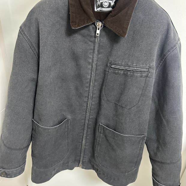 DNSR 디앤에스알 빈티지 워크 워싱 워시드 자켓 블랙