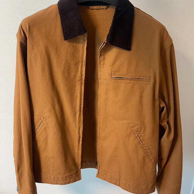 GU 워시드 코튼 자켓