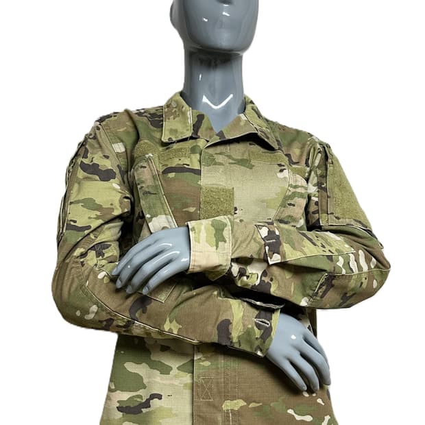 미군 여군용 OCP 멀티캠 전투복 상의 (XS/R) (S)