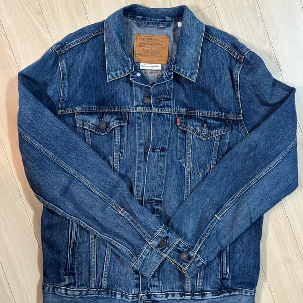 사용감 없는 리바이스 청자켓