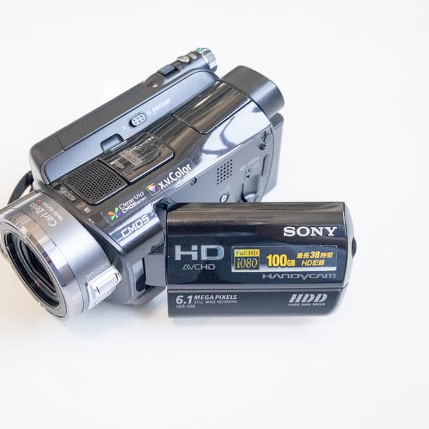 Sony HDR SR8 / 빈티지 디지털 캠코더