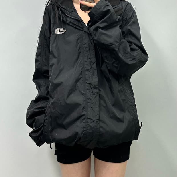 노스페이스 하이벤트 블랙 바람막이