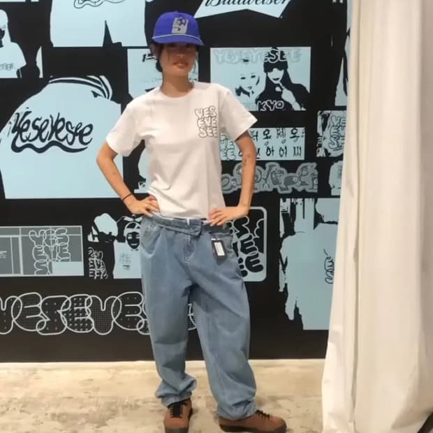 yeseyesee 키즈 반팔 블랙