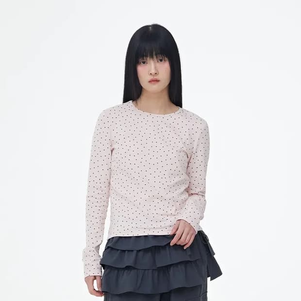 포그던 롱 슬리브 핑크