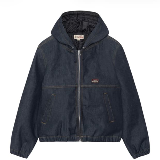 스투시 데님 워크 자켓 새상품
