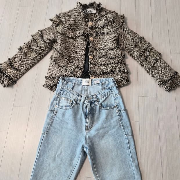 프렌치 시크 레이어드 트위드 자켓