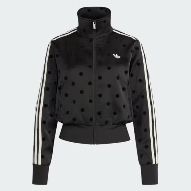 아디다스 새틴 폴카 닷 트랙탑 M
