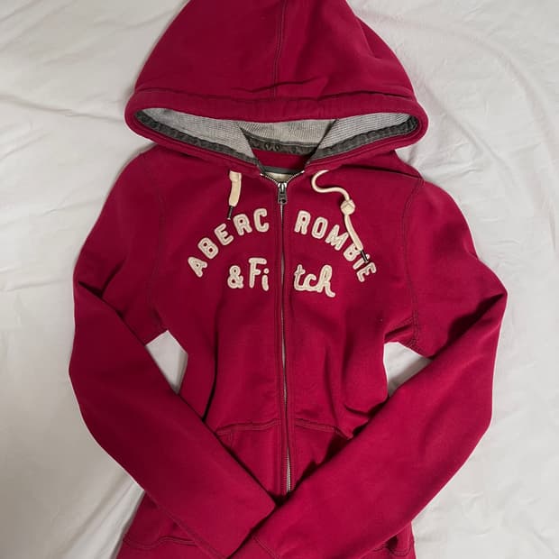 아베크롬비 y2k 딱붙핏 슬림 후드집업 후집