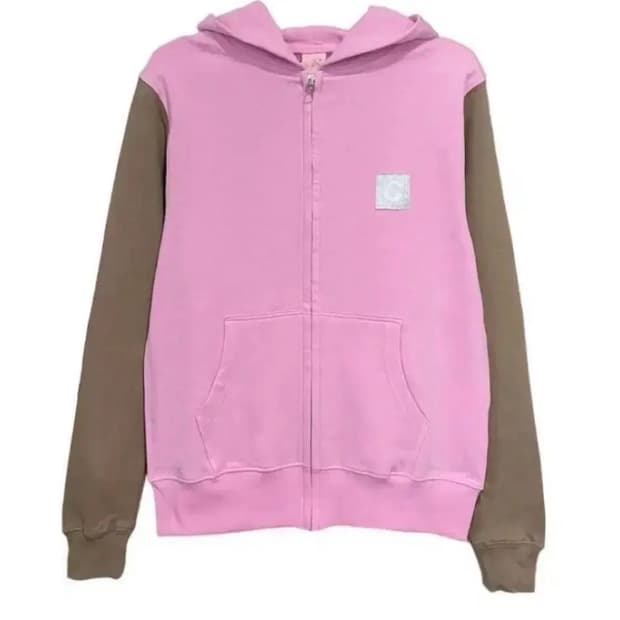 Jx 지초이 후드집업 핑크