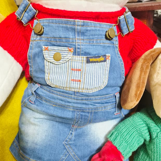 랭글러 입은토끼 인형