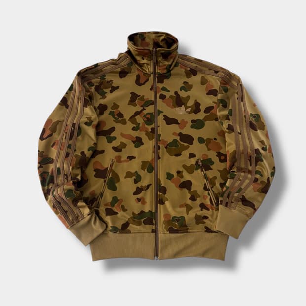 아디다스 루즈핏 카모 구 파이어버드 트랙 져지