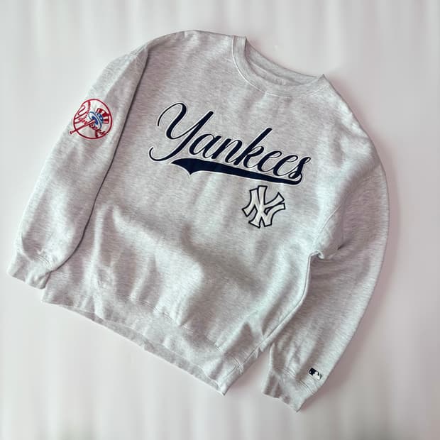 MLB 뉴욕 양키스 헤리티지 자수 로고 맨투맨