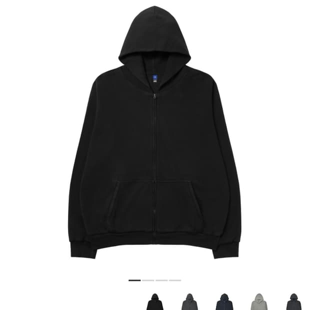 이지갭 후드집업 블랙