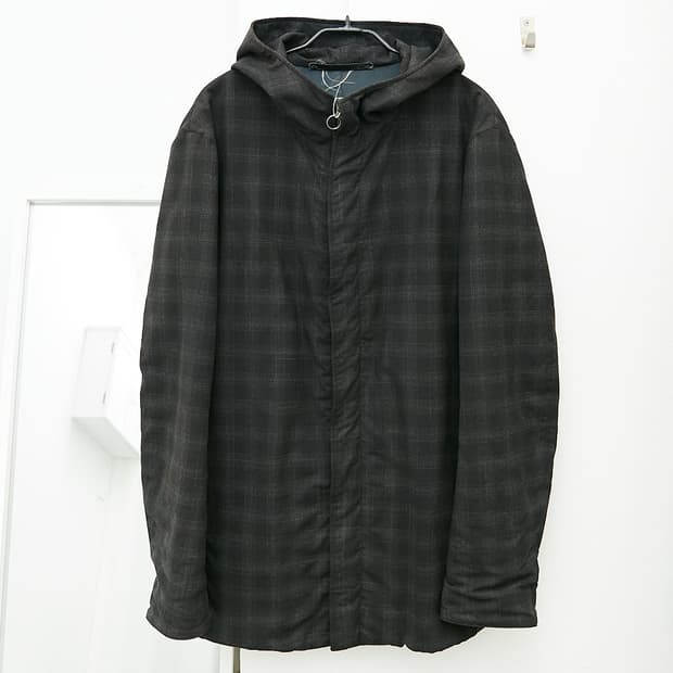 Check Pattern Hood Jacket