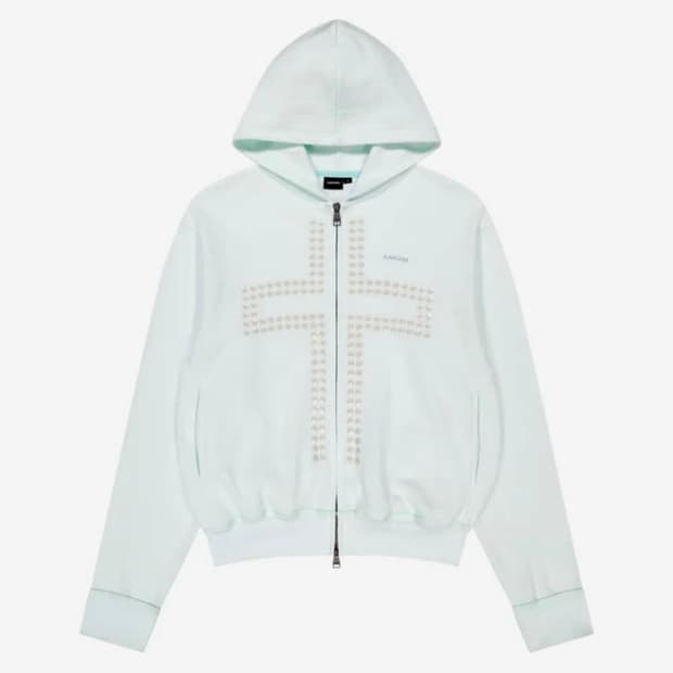 아캄 크로스 라인스톤 후드집업 1사이즈