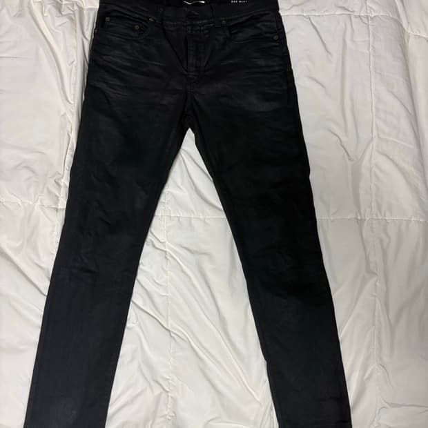 생로랑 블랙 코팅진 30