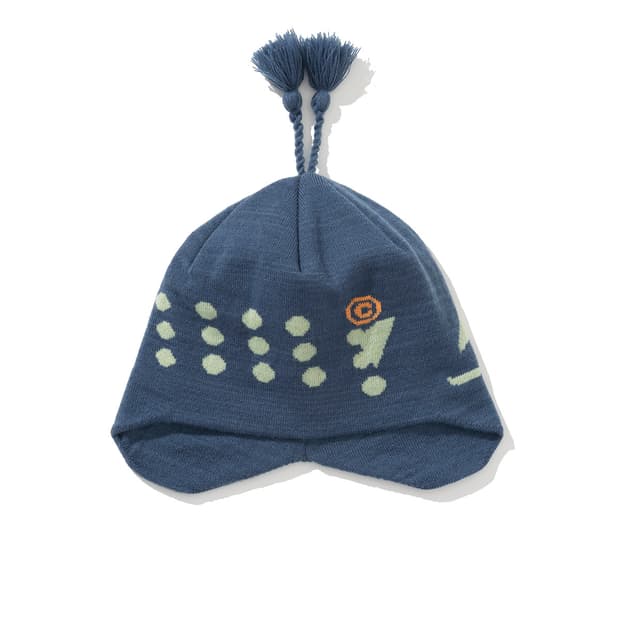 teket dot com tassel beanie blue