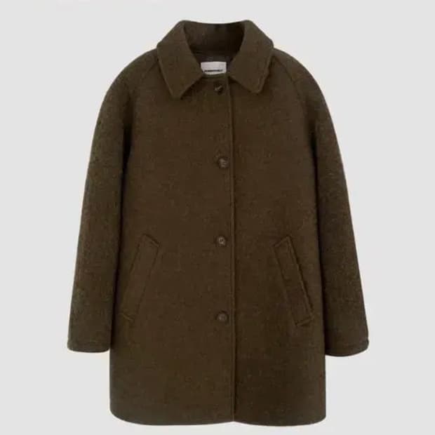 ribbonbit 리본빛 도브 하프코트 dobe 도브래글런하프코트