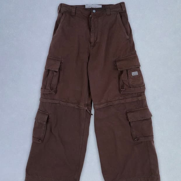 [S]이알엘 ERL 25fw 카고 팬츠/브라운