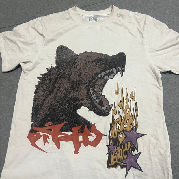 트레비스 스캇 내한 머천 반팔 xl