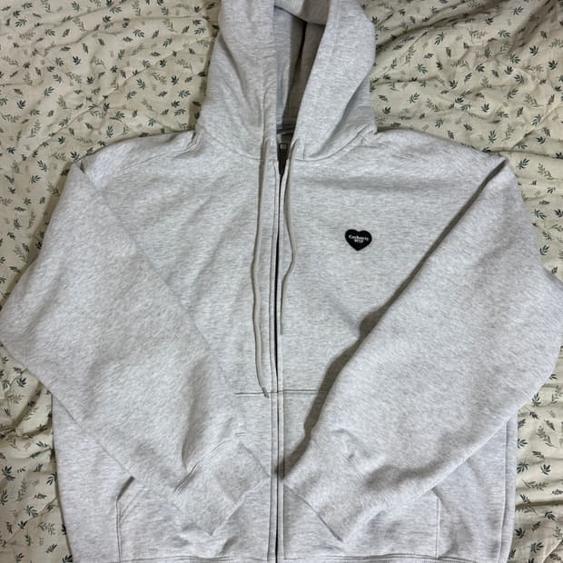 [M] 칼하트윕 칼하트WIP 하트2하트 후드집업  애쉬헤더