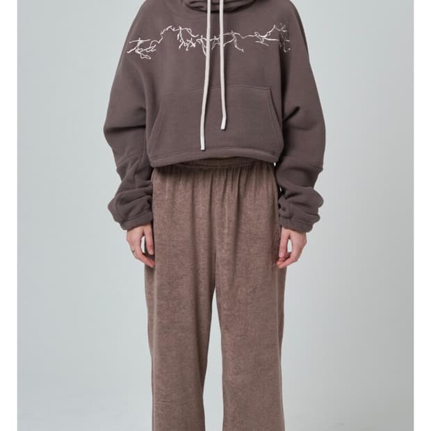 새상품)텐스댄스 Terry pants cocoa