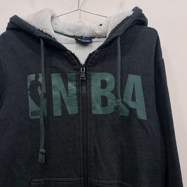 NBA 빅로고 이너후리스 코튼 후드집업