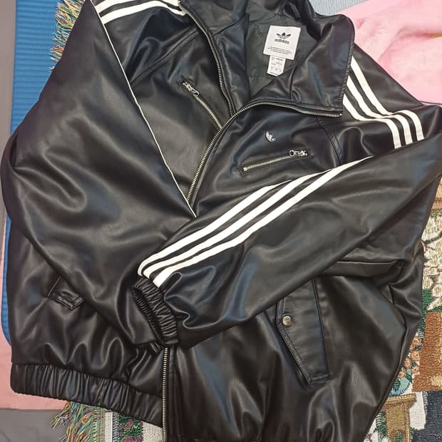 아디다스 스포츠 모터사이클 레더재킷자켓