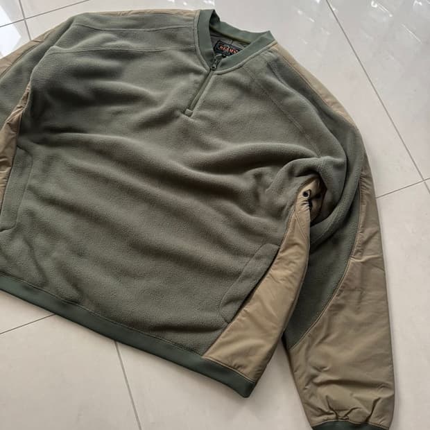 ATHLETIC HALF MIL 운동용 하프 집업 플리스